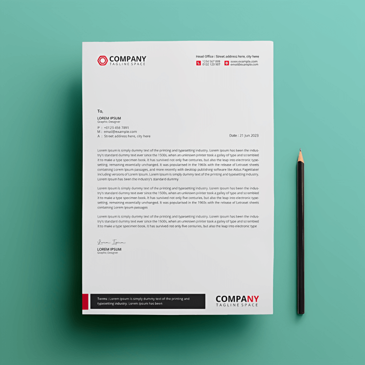 Letterhead Design Services in Kenya