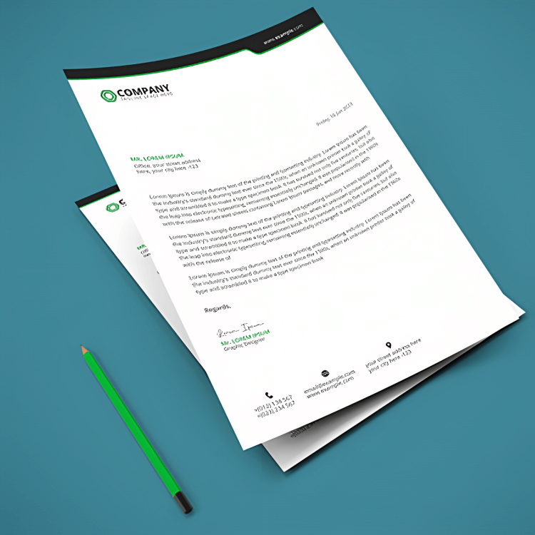 Professional letterhead design service in Kenya. letterhead design in Kenya opt