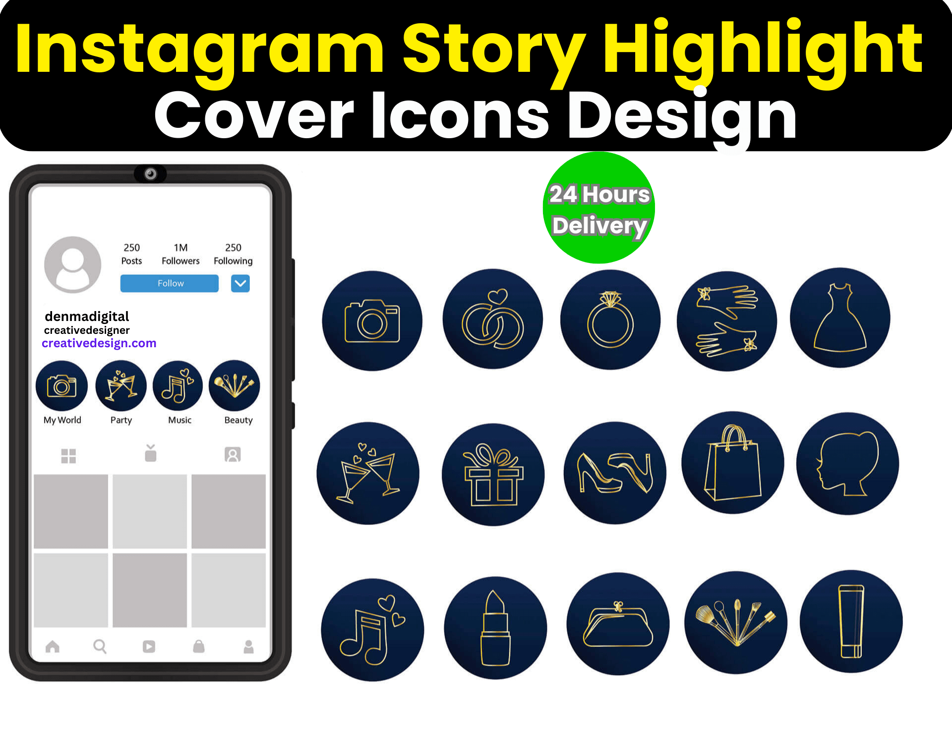 Instagram Highlight Cover Design in Kenya